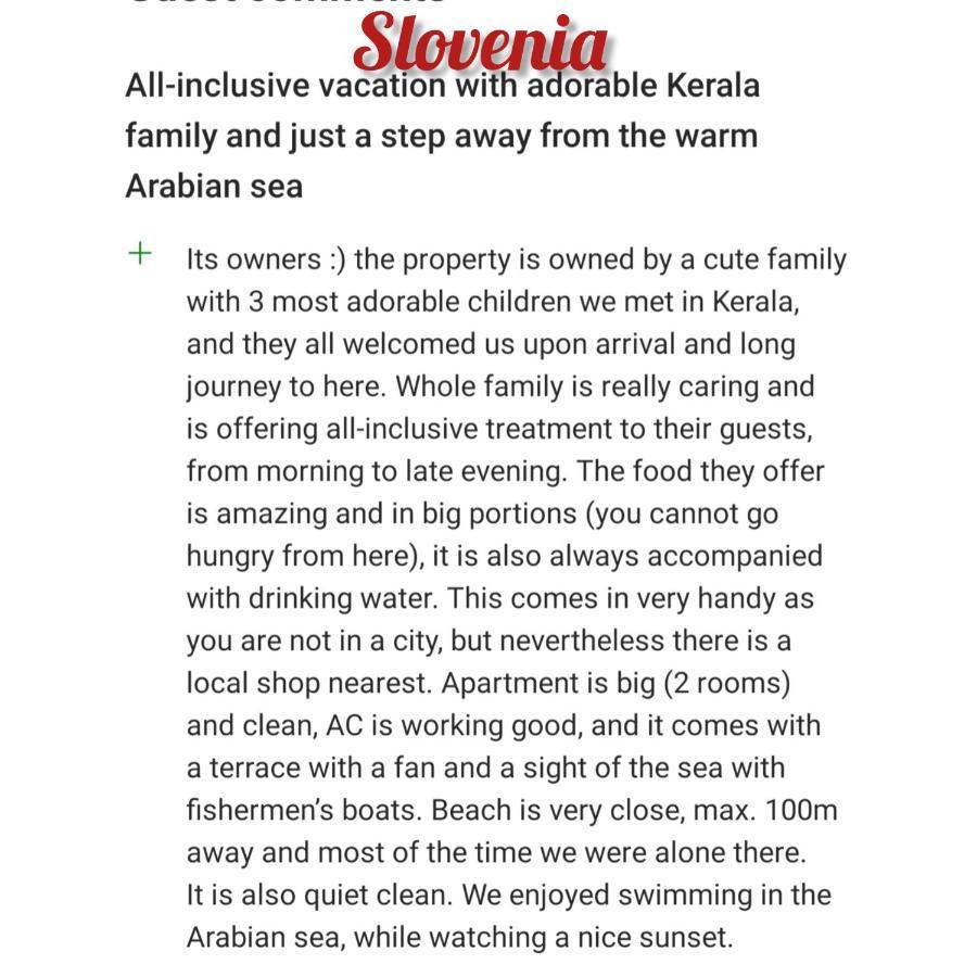 מאראריקולם Marari Sibiya Beach Villa מראה חיצוני תמונה